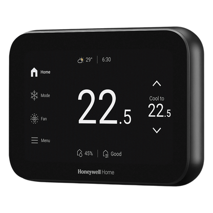 Termostato inteligente con pantalla táctil de 5 pulgadas, control de calidad de aire (IAQ), hasta 4H/2C bomba de calor, Wi-Fi, Bluetooth y Matter