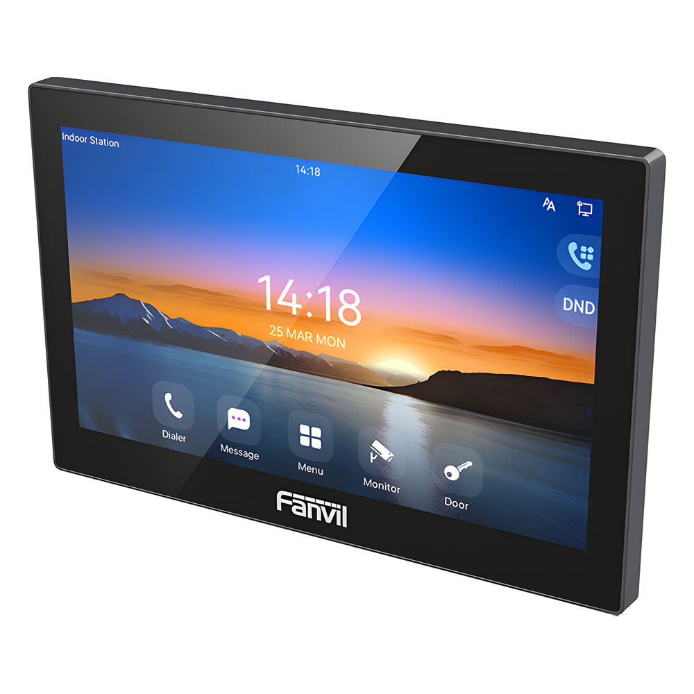 Monitor Audio/Video IP/SIP para interior, Wi-Fi, pantalla táctil de 7", Apertura remota