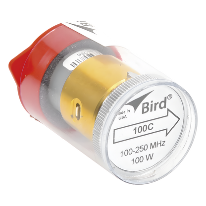 Elemento de 100 Watt en Línea 7/8" para Wattmetro BIRD 43 en Rango de Frecuencia de 100 a 250 MHz.