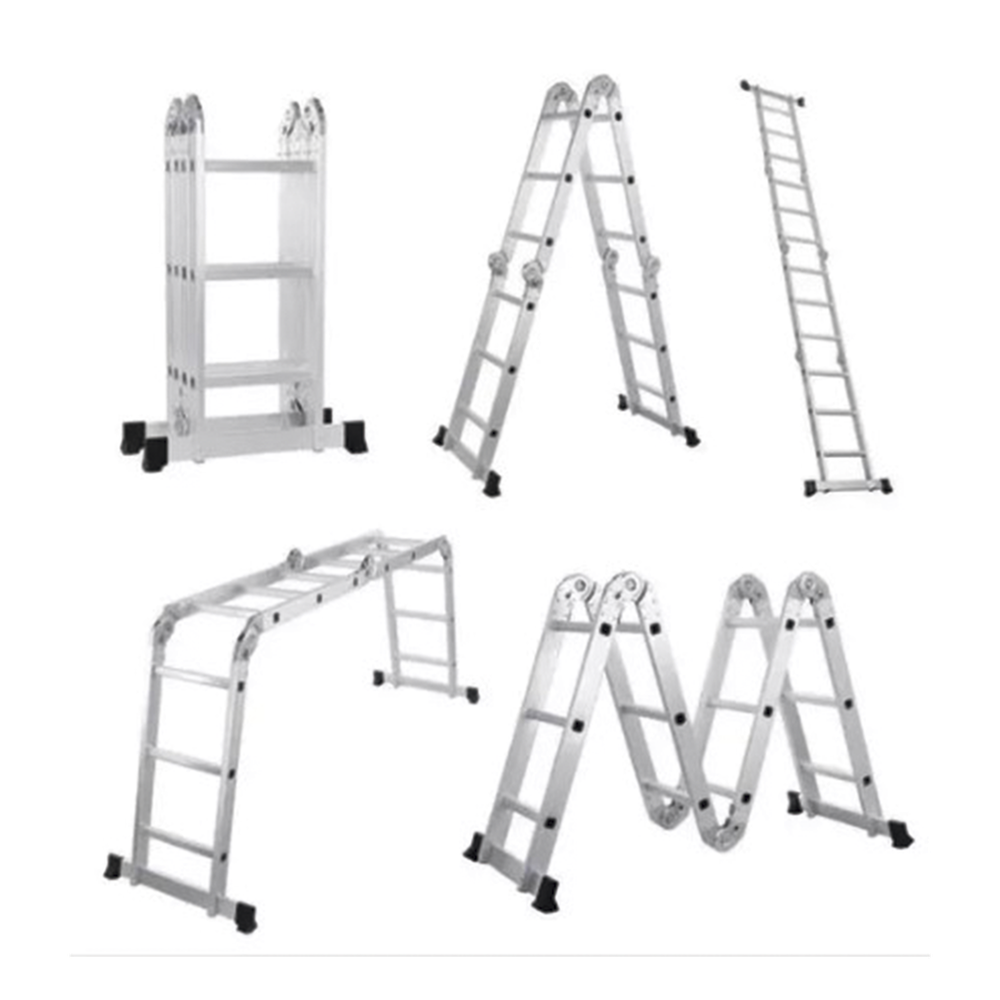 Escalera Multiposiciones de Aluminio de 3.52 Metros, Soporta 150 kg
