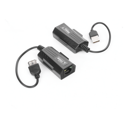 Kit extensor USB por cable UTP Cat 5 / 5e / 6 para Distancias de Hasta 50 Metros / Versión 2.0