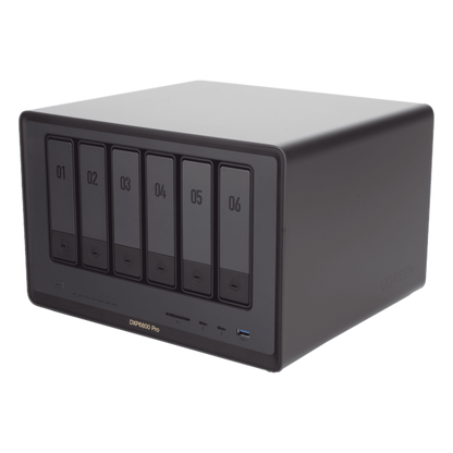 NAS UGREEN NASync DXP6800 Pro / Intel Core i5-1235U 10 Núcleos / 6 Bahías SATA + 2 M.2 NVMe / 2 Puertos Thunderbolt 4 / 2 Puertos 10GbE / 8K HDMI