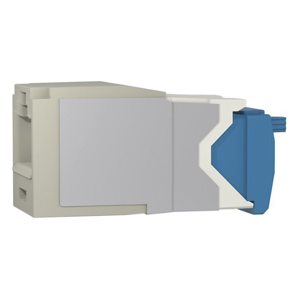 Conector Jack RJ45 Estilo TG, Mini-Com, Categoría 6A, de 8 Posiciones y 8 Cables, Color Gris
