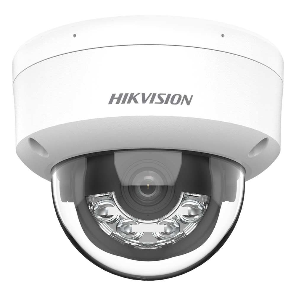 [Dual Light] Domo IP 6 Megapixel / Lente 2.8 mm / 30 mts IR + 30 mts Luz Blanca / Micrófono Integrado / Antivandálico IK08 / ACUSENSE Lite / Exterior