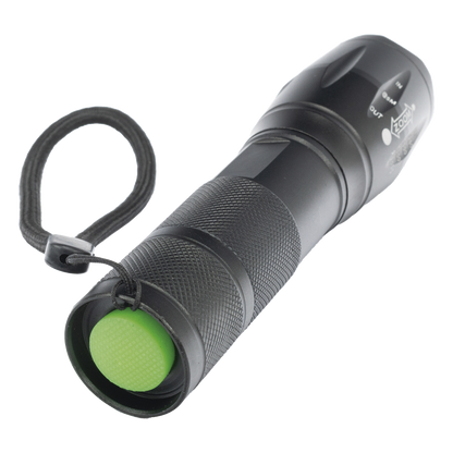 Linterna LED de Aluminio, 600 Lúmenes, IPX4, Resistente al Agua