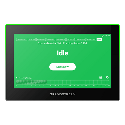 Estación de Intercomunicación SIP con Wi-Fi 6, Bluetooth y Control Total para Agendamiento de Salas y Edificios Inteligentes (Color Negro)