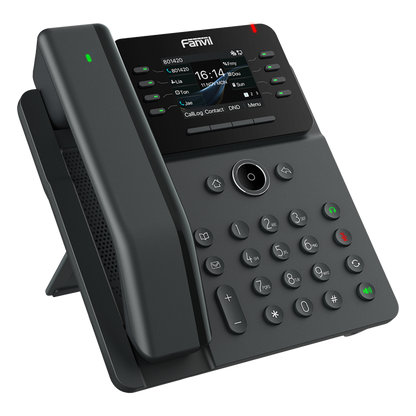 Teléfono IP / Handset Inalámbrico Bluetooth / 12 Líneas SIP / Pantalla IPS Táctil 2.8" HD / Conferencia 6 Vías / Puertos Gigabit / PoE 802.3af