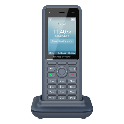 Teléfono IP Wi-Fi Inalámbrico WP836 / Wi-Fi 6 Doble Banda / IP69K Resistente a Exteriores / Batería 3000 mAh / 4 Conferencias / Bluetooth Integrado