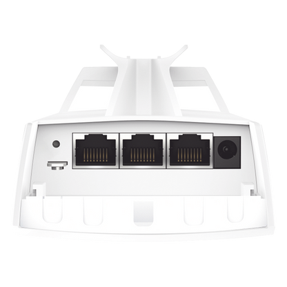 Punto de Acceso Exterior Bridge 5 GHz / 867 Mbps / Alcance 1 km / IP65 / 3 Puertos Gigabit / Gestión Omada SDN / Protección Rayos 6 kV / PoE Pasivo