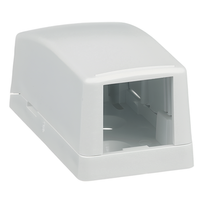 Caja de Montaje en Superficie, Para 1 Módulo Mini-Com, Color Blanco