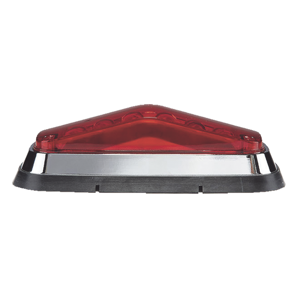 Luz de advertencia 8 X 4", Color Rojo, IP67, SAE, Ideal para Ambulancias