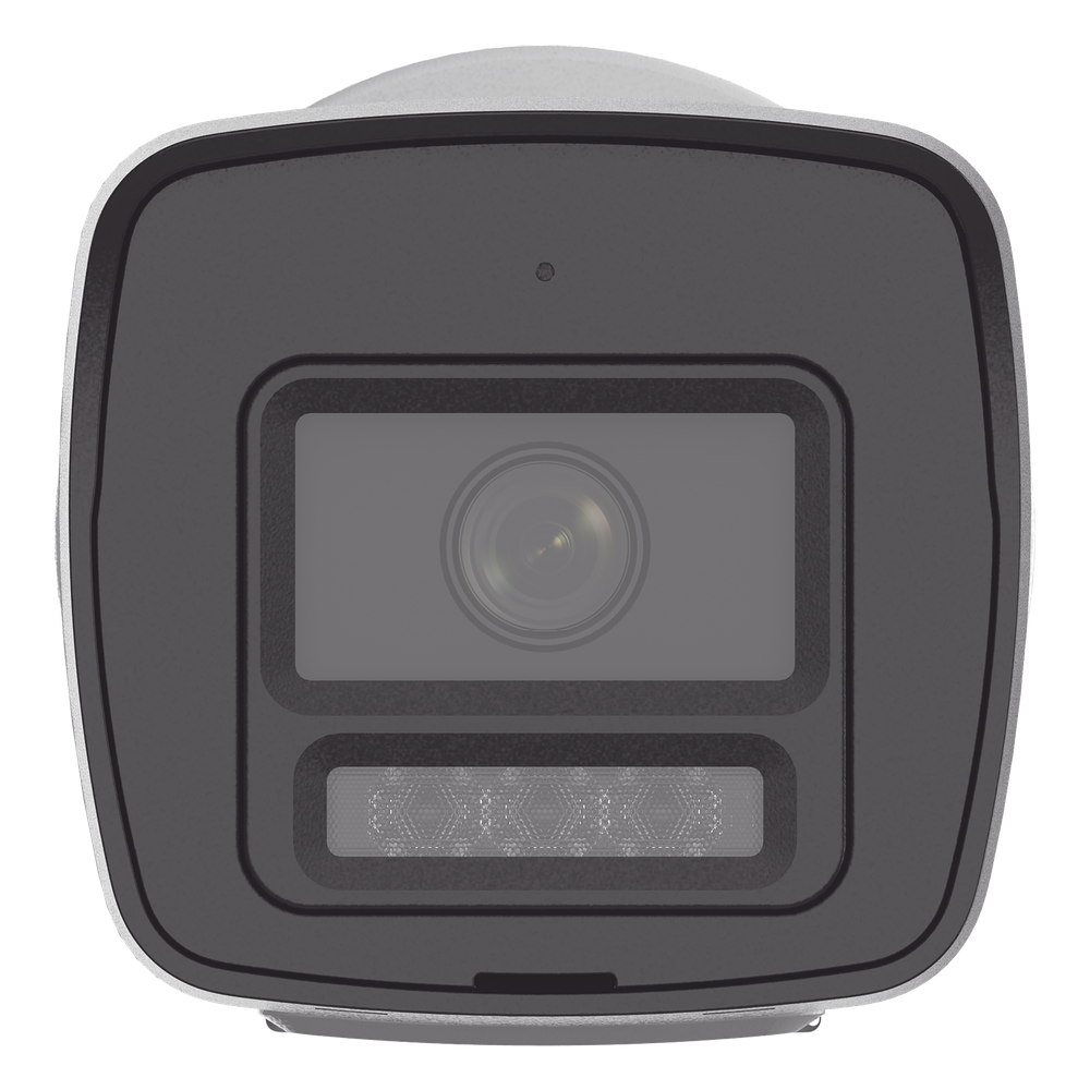 [PROTECCIÓN ACTIVA] Bala IP 4 Megapixel / Lente 2.8 mm / Dual Light (30 mts IR + 20 mts Luz Blanca) / Audio de Dos Vías / Luz Intermitente y Alerta