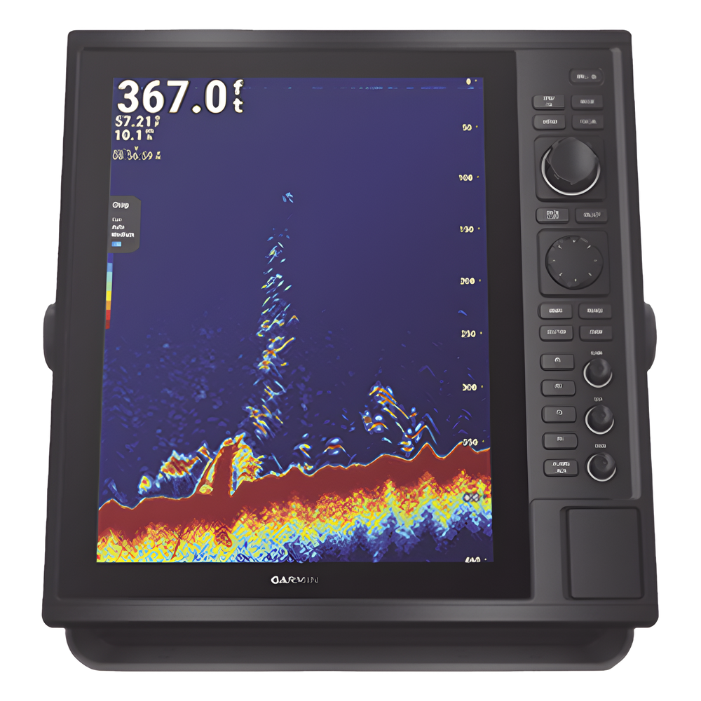 Pantalla Náutica GPSMAP 15" / Resolución XGA 1024x768 / Dual-Frequency Sonar 50/200 kHz / CHIRP Sonar Built-in / ClearVü y SideVü / Compatible con