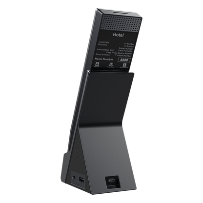 Teléfono IP Inalámbrico para Hotelería con Wi-Fi 6 Doble Banda, 6 Teclas DSS,Material Antibacterial