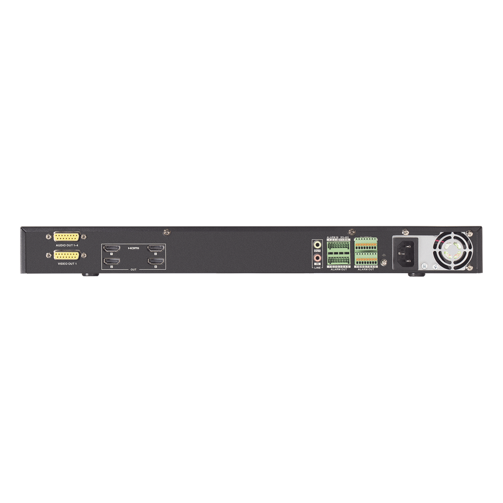 Decodificador de Vídeo de 4 canales con salida 4K / 4 Salidas HDMI / Soporta hasta 64 canales de Vídeo Simultáneos / Videowall