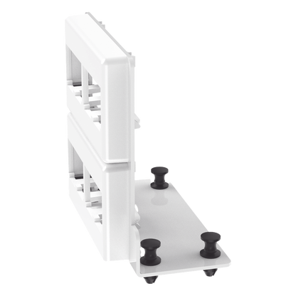 Patch Panel de 8 Puertos Mini-Com, Para Uso con Gabinetes Multipropósito, de Instalación a Presión, Color Blanco