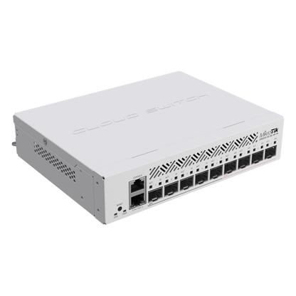 Cloud Router Switch con 1 puerto GbE/ 5 Puertos SFP/ 4 puertos SFP+ Ideal para Enlaces de Alto Rendimiento
