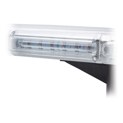 Barra de luces LED de 46" Rojo/Azul , De 132 LEDs, Controlador Incluido, Ideal para Equipar Unidades de Seguridad Publica