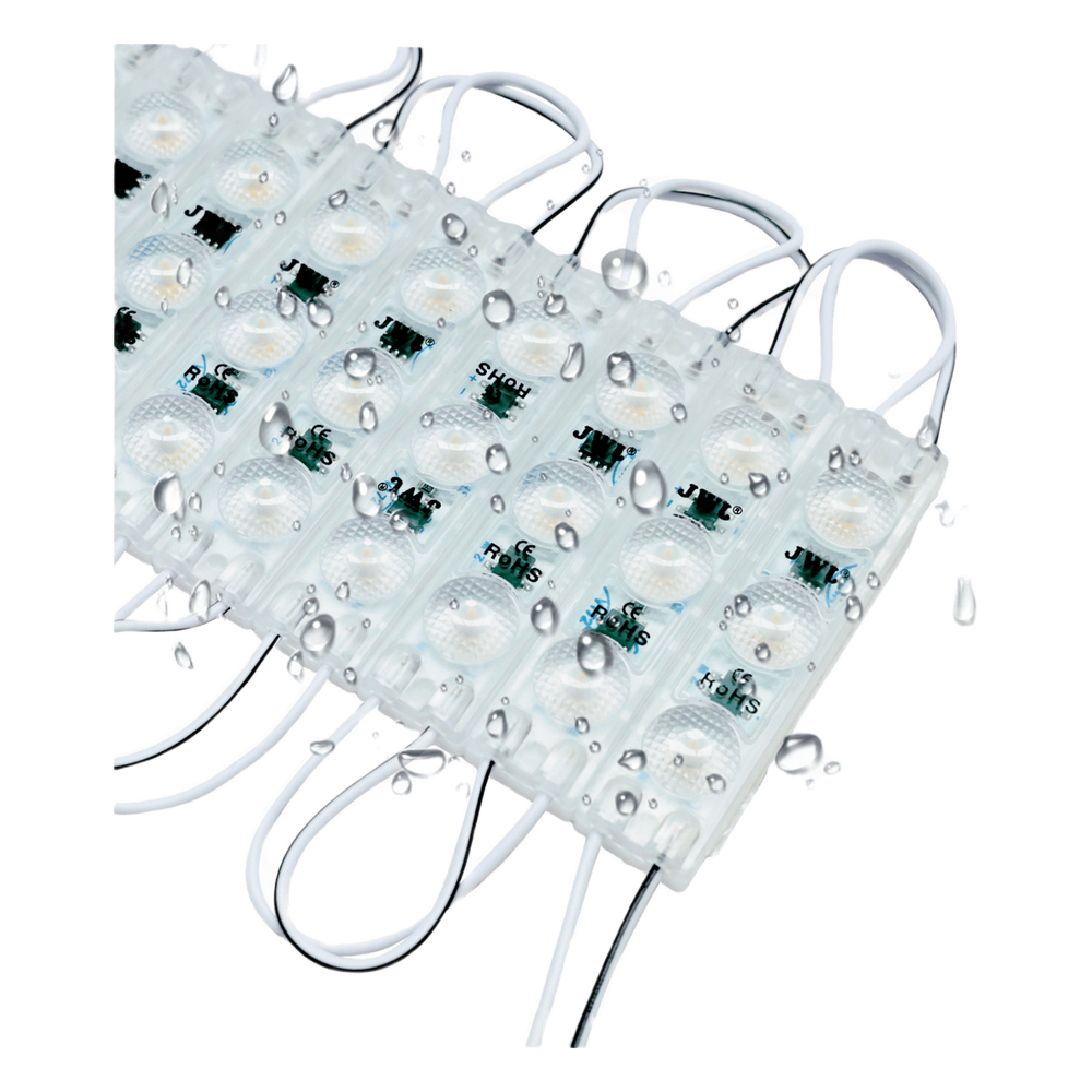 Cadena con 20 Módulos LED Individuales / Resistente a Intemperie / 4500 Lúmenes / 110V / Luz Cálida 2 700 K / Conectados en Serie / No Requiere