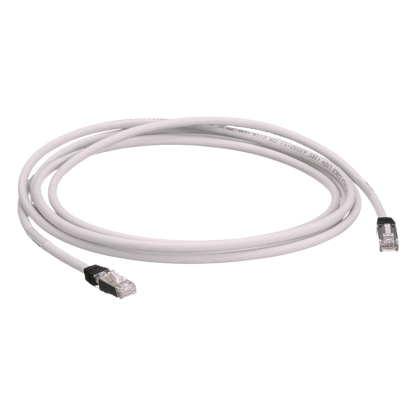 Patch Cord Cat6A, Blindado S/FTP, CM/LS0H, 2.5 Metros (8.20 Pies), Color Gris