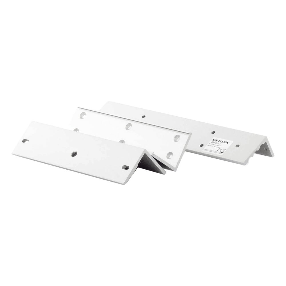 Kit de montajes Z y L para Cerradura Magnética HIKVISION / Compatible con DS-K4H255S / Uso en Puerta de Madera y Metal