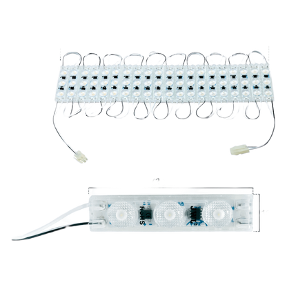 Cadena con 20 Módulos LED Individuales / Resistente a Intemperie / 4500 Lúmenes / 110V / Luz Blanca 6 500 K / Conectados en Serie / No Requiere