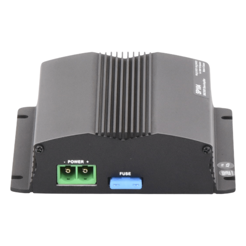Sirena Vehicular de 100W de Potencia, Incluye Controlador Unimando Para Control de Tonos, 4 Salidas Auxiliares y Microfono