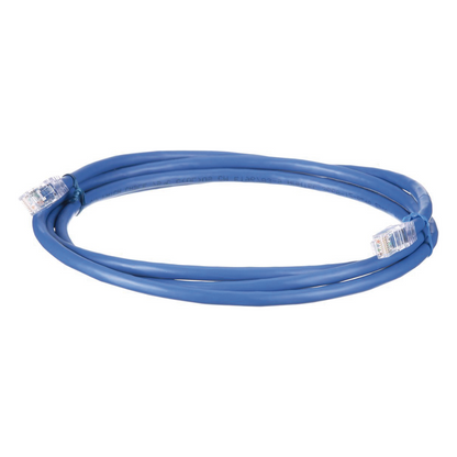 Cable de Parcheo UTP, Cat6A, 24 AWG, CM, Color Azul, 4.57 Metros (15 Pies)
