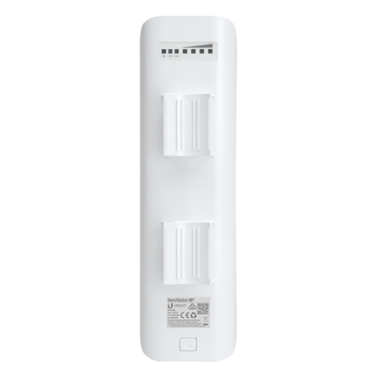 NanoStation airMAX M2 CPE, hasta 150 Mbps, frecuencia 2 GHz (2412-2462 MHz) con antena integrada de 11 dBi