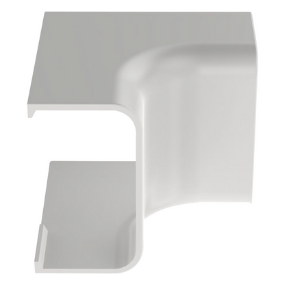 Esquinero interior, para uso con canaleta LD10, material ABS, Color Blanco