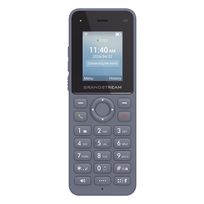 Teléfono IP inalámbrico Wi-Fi, portátil, 2 líneas, 2 cuentas SIP, Voz HD, Bluetooth, Puerto USB tipo C