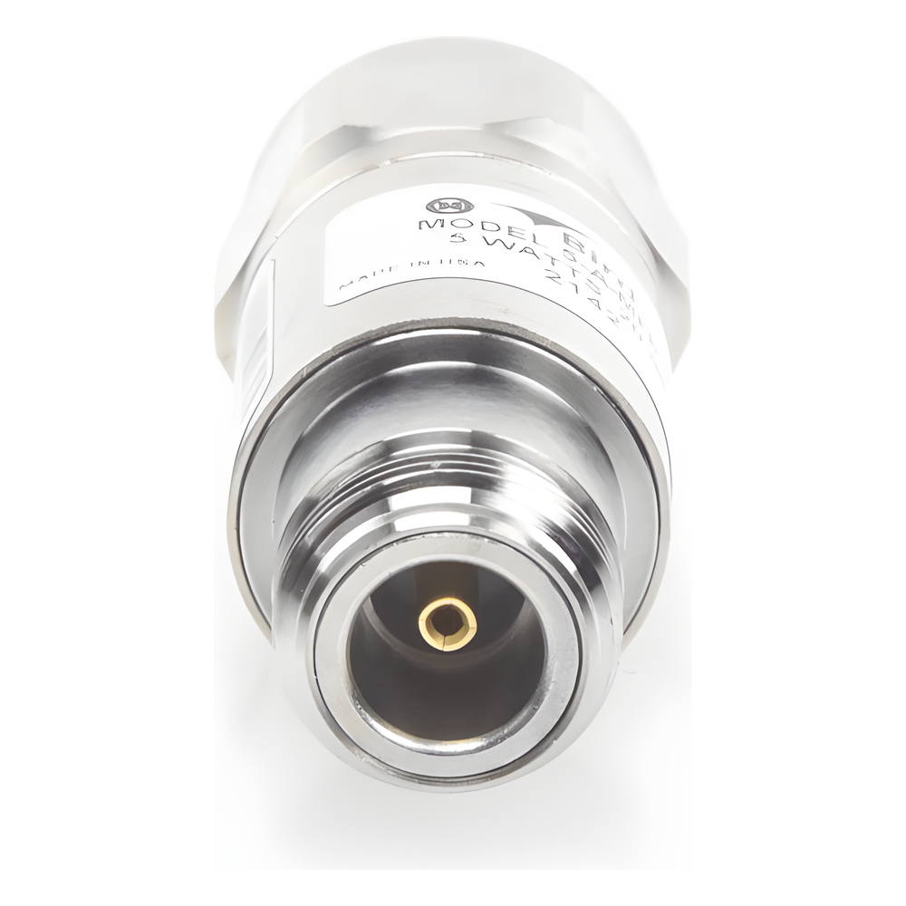 Atenuador en Línea de 20 dB, 5 W. Máximo, CD-4 GHz, Conectores N Macho-Hembra.