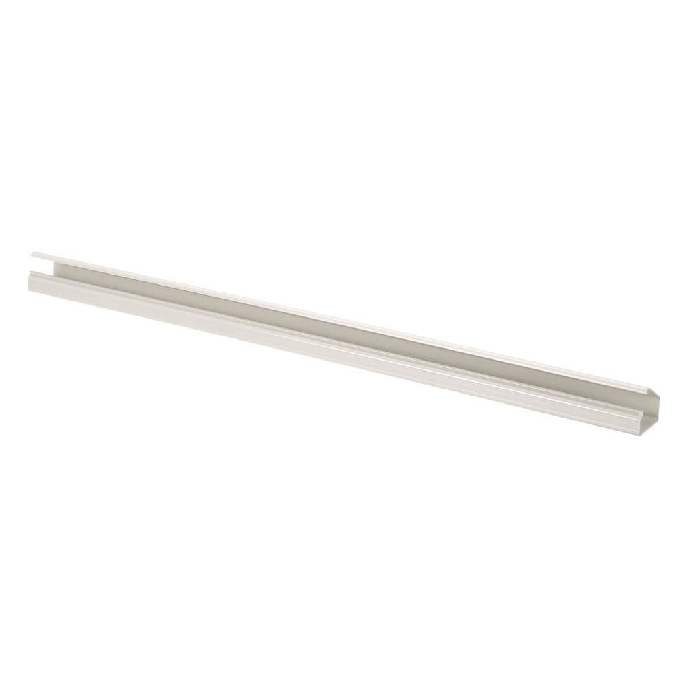 Canaleta LD10 de PVC rígido, con cinta adhesiva para instalación sin herramientas, de 38.4 x 24 x 1828.8 mm, Color Blanco Mate