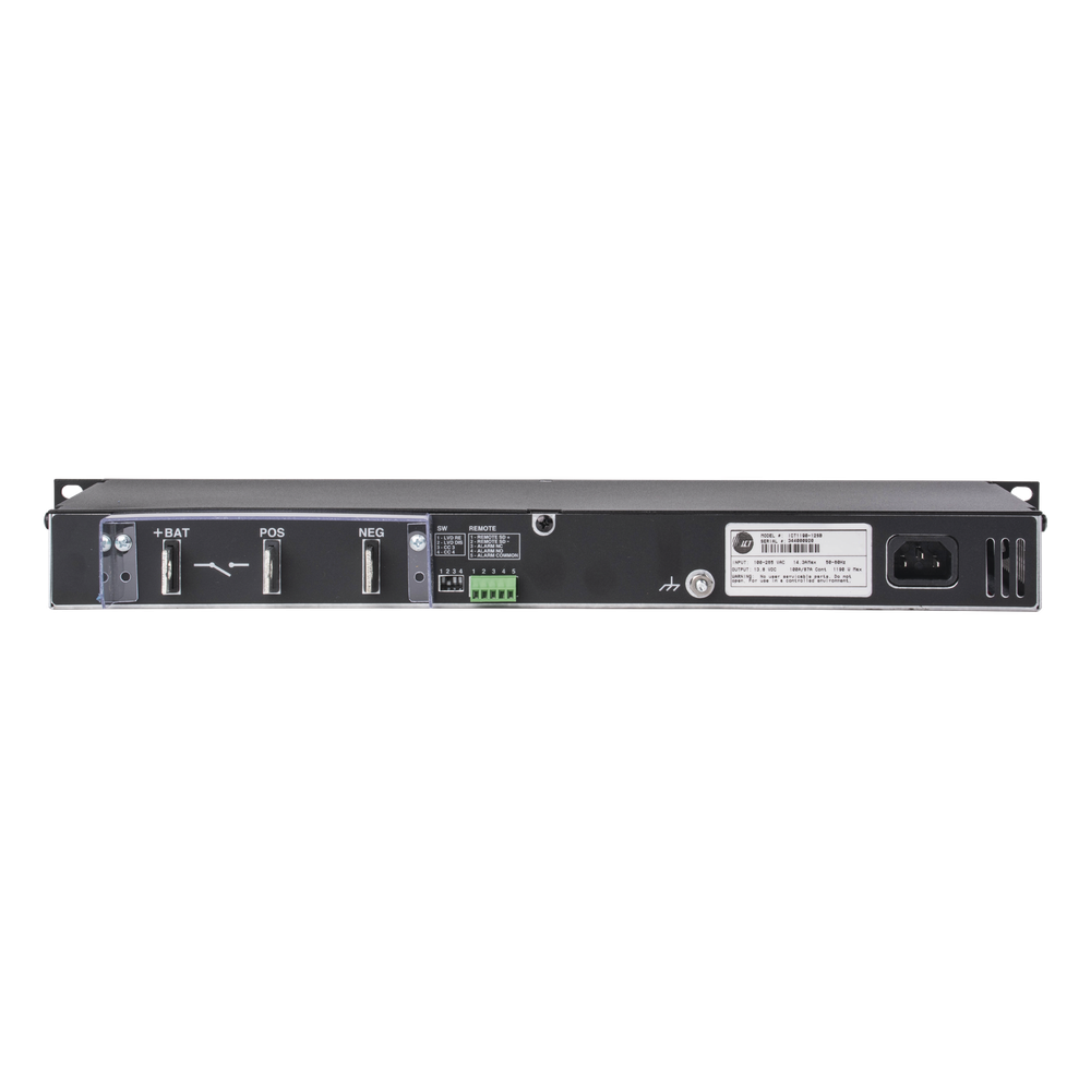 Fuente de Poder de Alta Eficiencia, 12.5 Amperes, 48 Vcc, , 1 Unidad Rack, Cargador de baterías, Función LVD