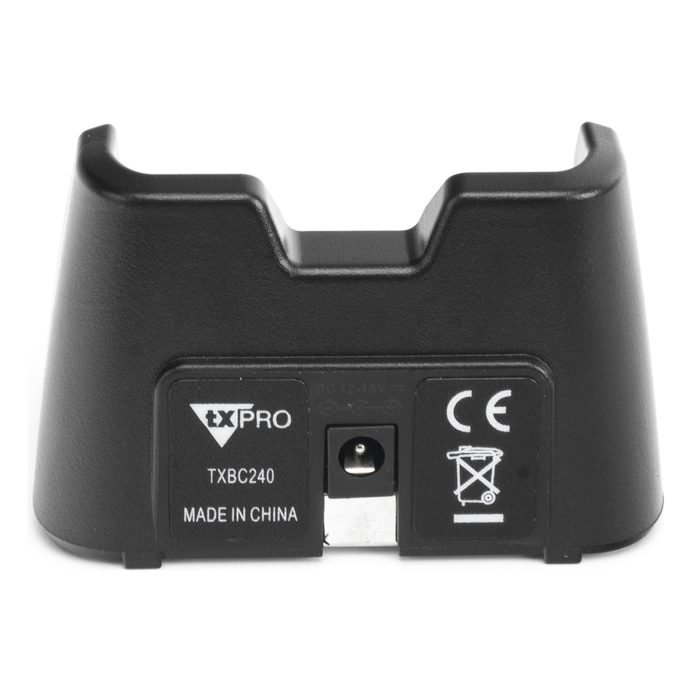 Cargador Rápido de Escritorio / Carga en 2.2 Horas / LED Multicolor / Protecciones de Voltaje y Temperatura / Para Batería TXBP298 y Radios ICOM