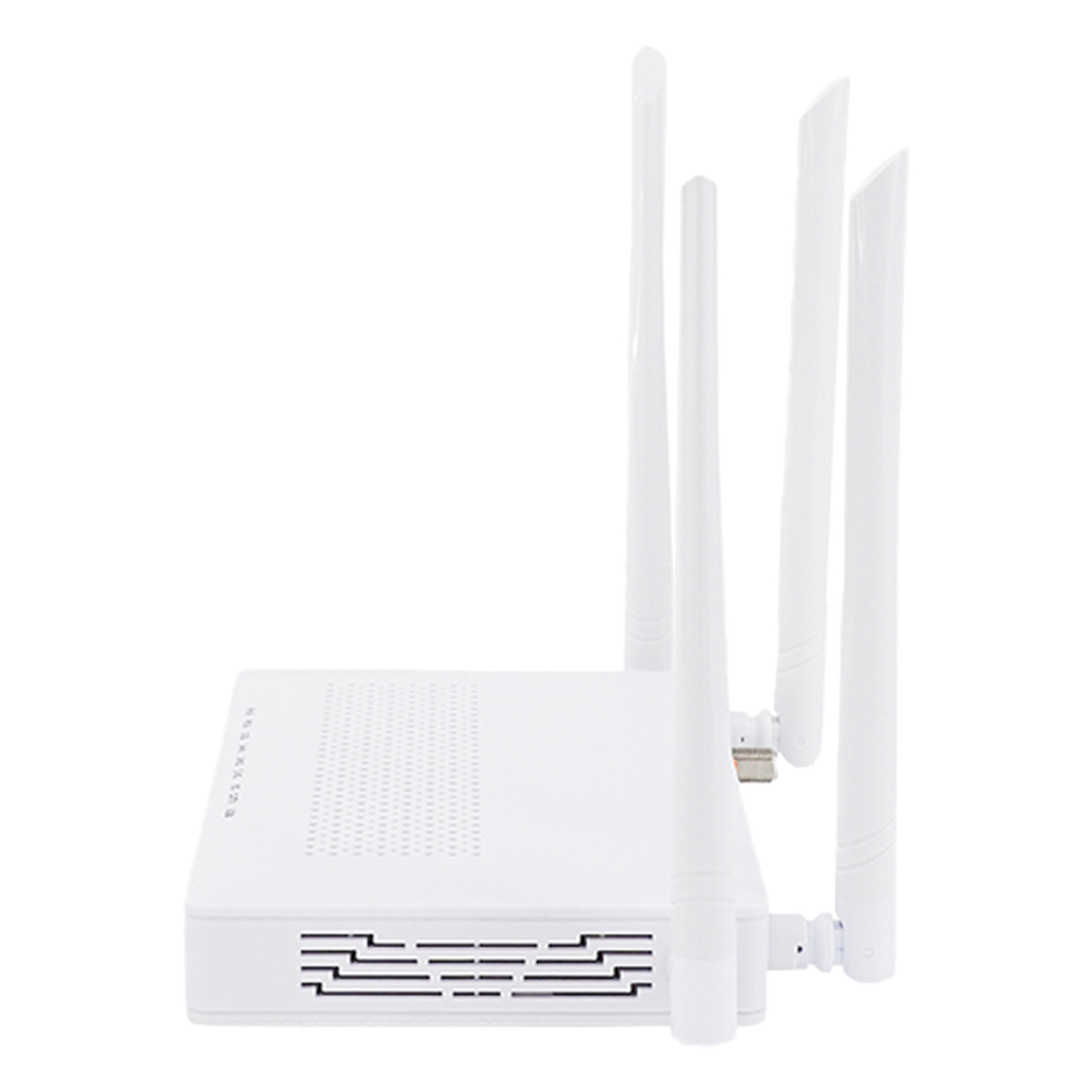 ONU Dual GPON/EPON / Wi-Fi Doble Banda 2.4 y 5 GHz / Soporta MESH / 2 Puertos Gigabit / 1 Puerto PON SC/APC / 1 puerto CATV / Hasta 1200 Mbps vía