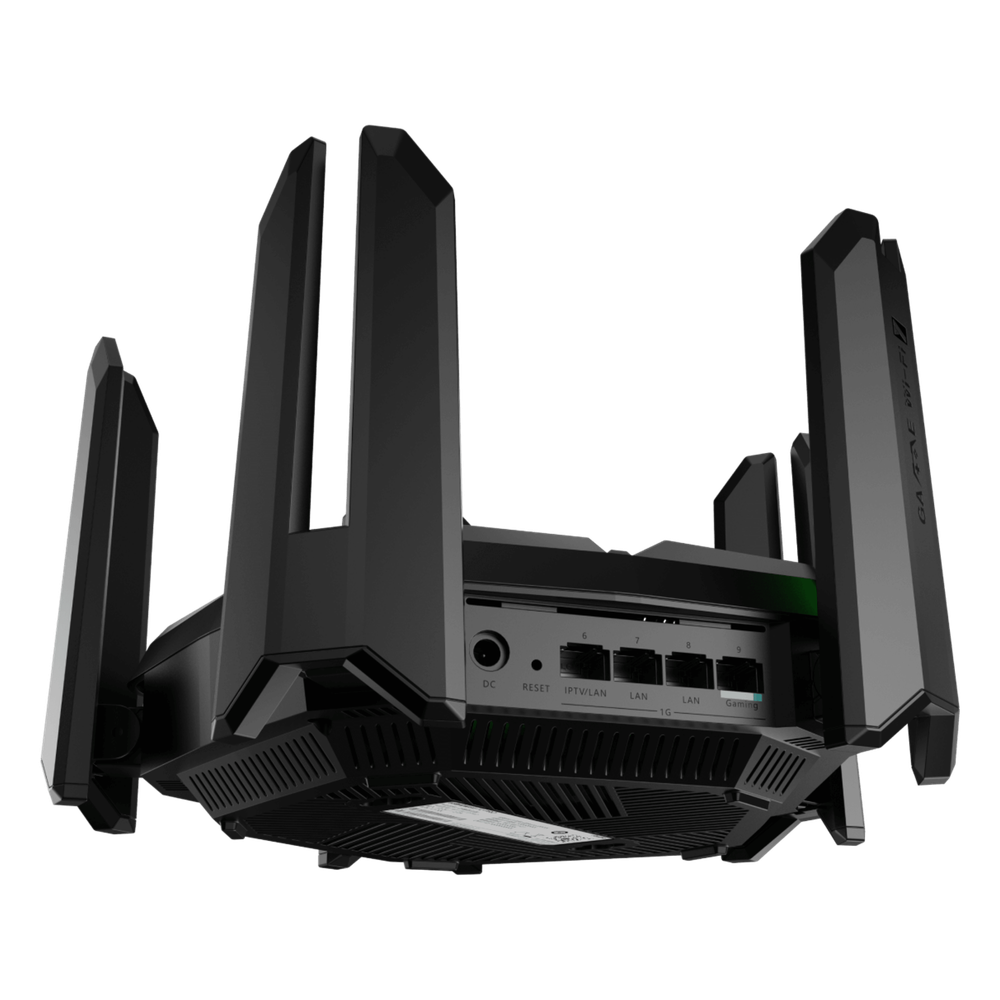 Home Router inalámbrico MESH Wi-Fi 7, Diseñado para GAMING con doble puerto WAN 2.5G para Sumar Ancho de banda, 3 puertos LAN 2.5G, 4 puertos LAN