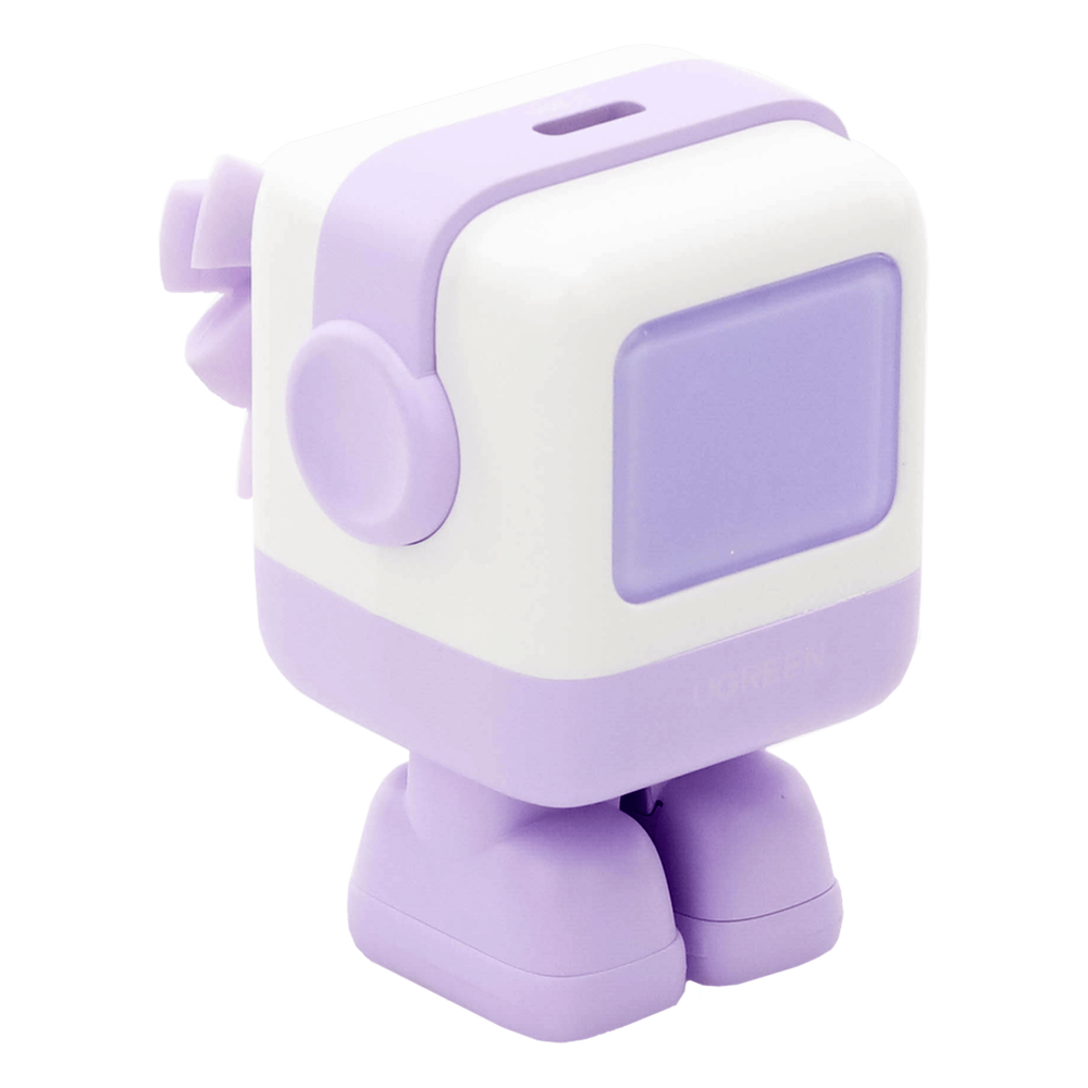 Cargador Mini GaNRobot 30W serie UNO | 1 USB-C de Carga Rápida | Tecnología GaN II | Multiprotocolo PD/QC/SCP/FCA | Carga Inteligente | Pantalla LED