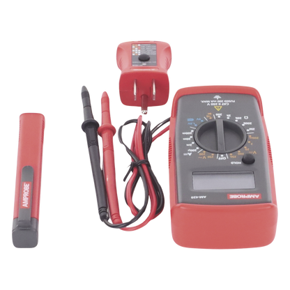 KIT Básico 3 en 1 con Multímetro Digital + Detector de Tensión sin Contacto + Comprobador de Fase GFCI