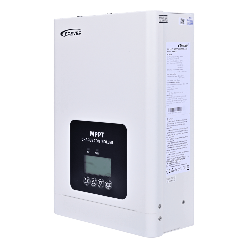 Controlador Solar MPPT / 100A / 12/24/48V / Voc 135V / Baterías Litio / Paralelo hasta 6