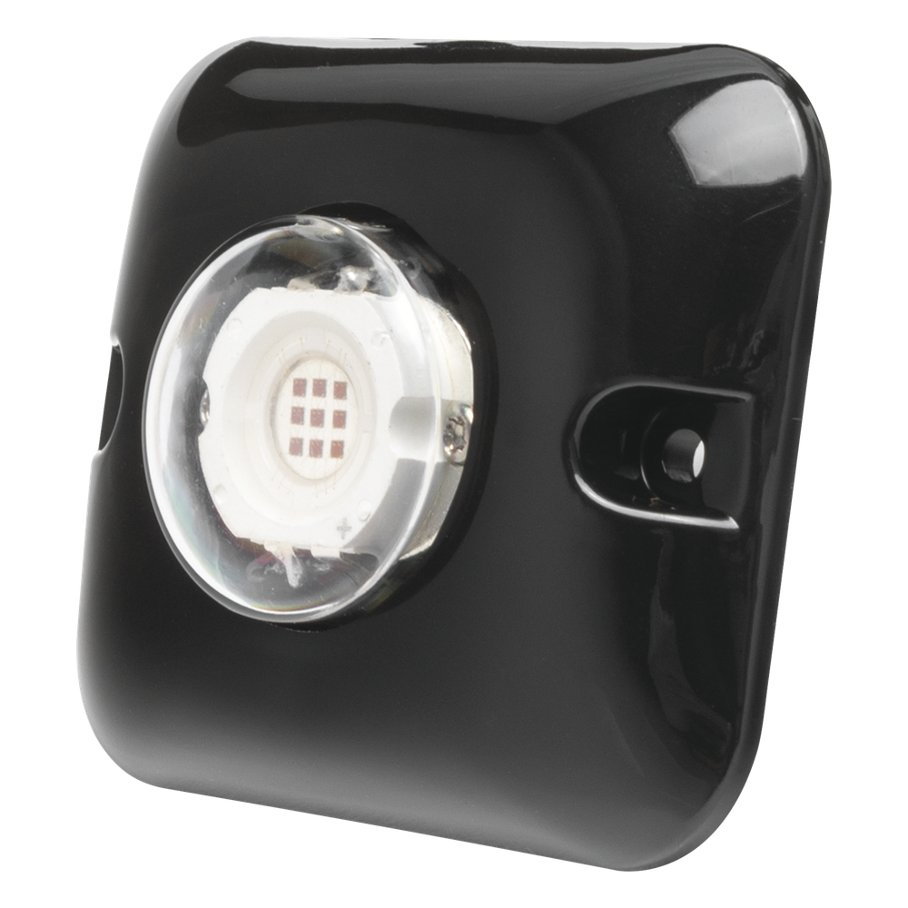 Estrobo Oculto de 1 LED de 10W, Ideal para Vehículos Encubierto, Color Rojo