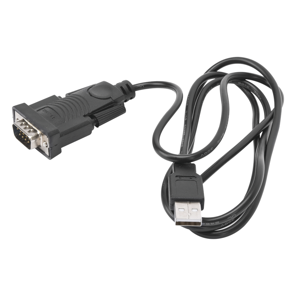 Convertidor USB a Serial RS232 / Conector DB9 / Cable 1.5 m (4.9 ft) / Velocidad hasta 230 Kbps / Plug and Play / Driver Windows 7, 8, 10 y 11