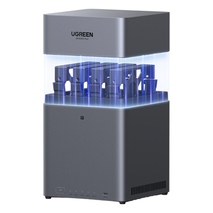 NAS UGREEN NASync DH4300PLUS / 4 Bahías SATA / Procesador RK3588C 8 GB RAM / 2.5GbE Puerto / HDMI 4K / USB 3.2 Type-C / RAID 0/1/5/6/10 / Acceso