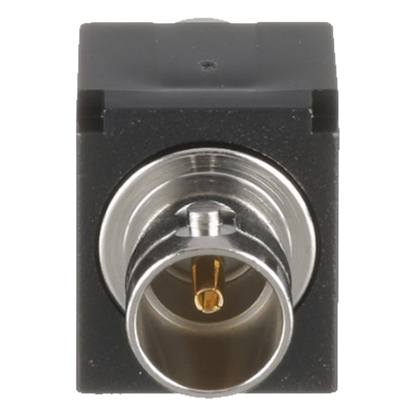 Módulo Acoplador Coaxial Tipo BNC, Mini-Com, de 75 Ohms, Color Negro