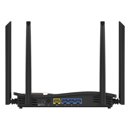Home Router inalámbrico MESH WI-FI 5 2x2 doble banda 1 puerto WAN Gigabit y 3 puertos LAN Gigabit, hasta 1,267 Mbps.