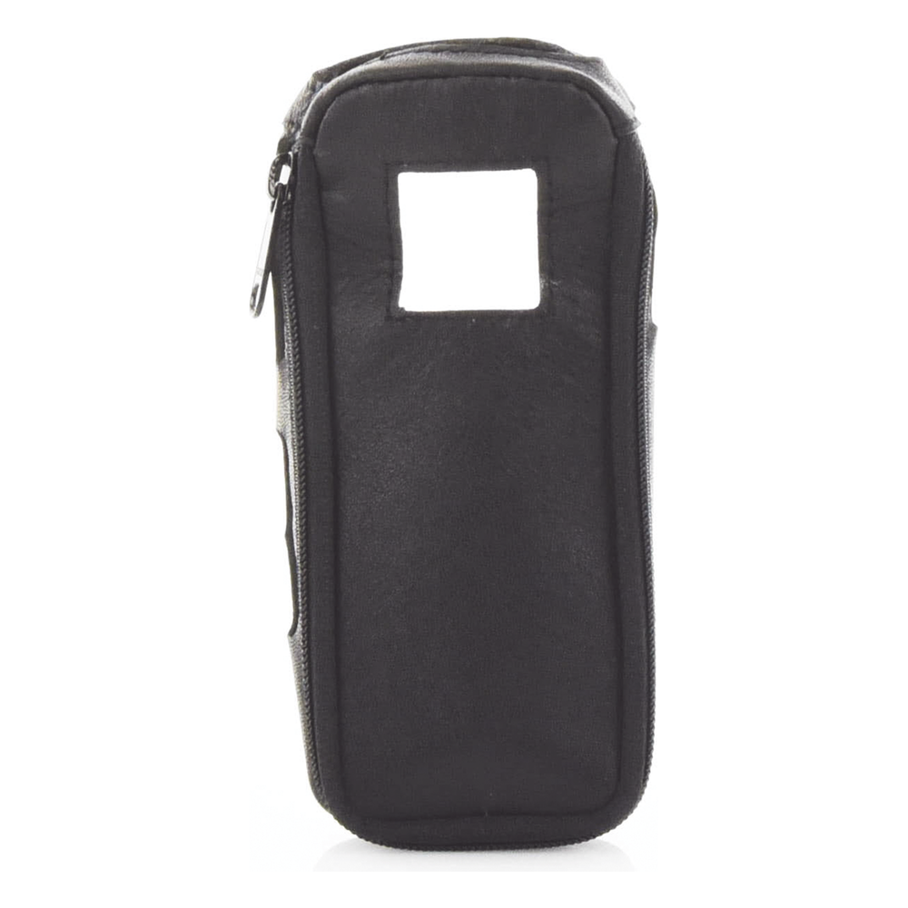 Funda de Piel Reforzada, con Frente Transparente para Serie Satelital IC-SAT100
