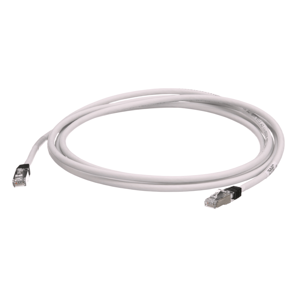 Patch Cord Cat6A, Blindado S/FTP, CM/LS0H, 2.5 Metros (8.20 Pies), Color Gris