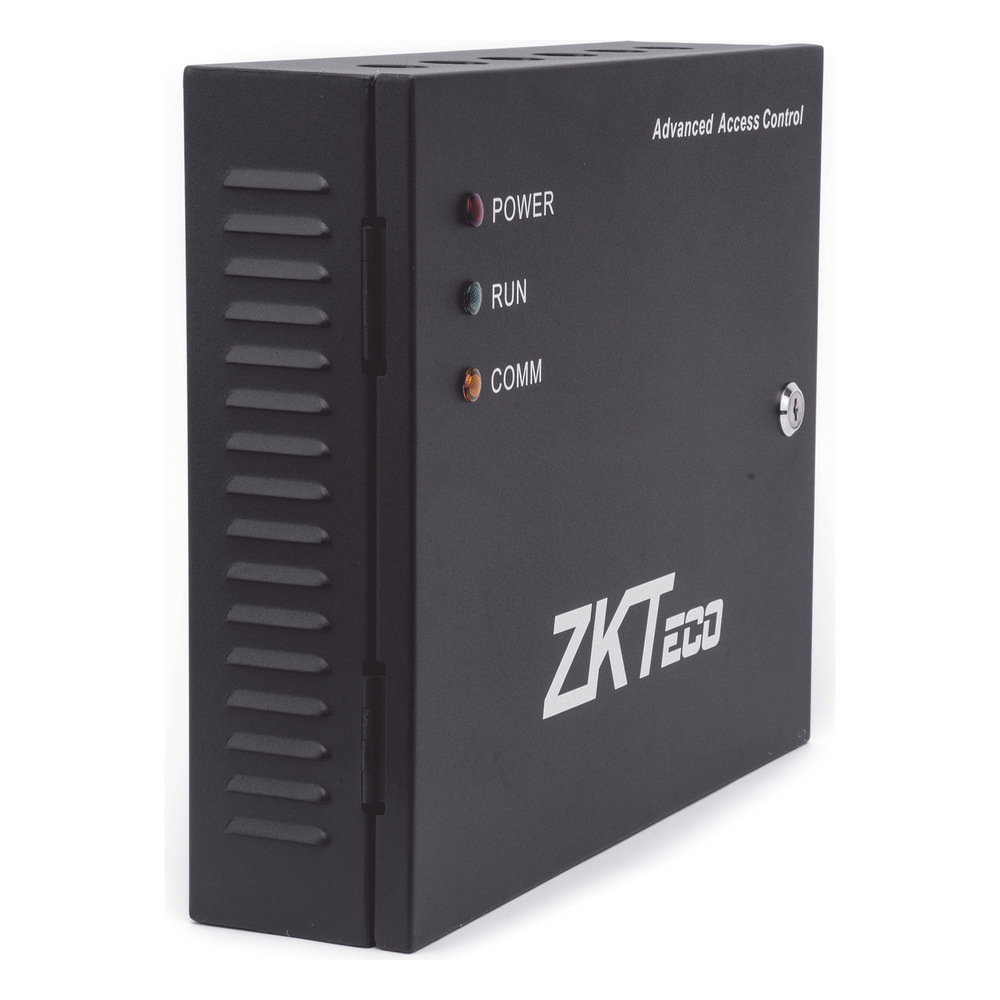 Controlador de Acceso 2 Puertas / 20,000 Huellas / 30,000 Tarjetas / ADMS PUSH / TCP/IP / Gabinete y Fuente 12V/5A