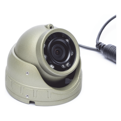 Cámara Mini Domo AHD 2 Megapixel / Lente 2.8 mm / 3 mts IR / Micrfono Integrado / Uso en Interior / Compatible con DVR´s Moviles Streamax / Conector
