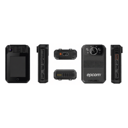 Body Camera para Seguridad / Video 4K / GPS Interconstruido / Conexión 4G-LTE / WiFi / Bluetooth / Sistema Basado en Android / Exterior IP66